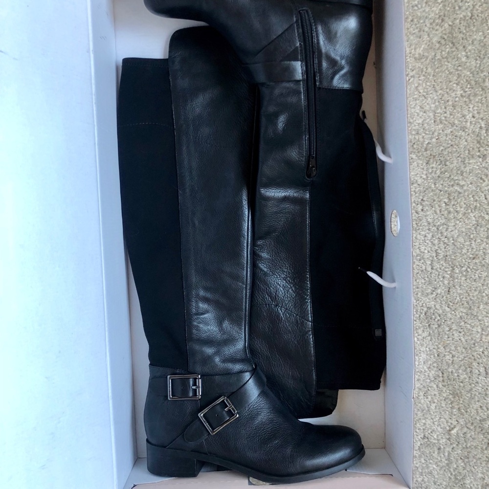 Black Ivanka Trump Over The Knee Boots